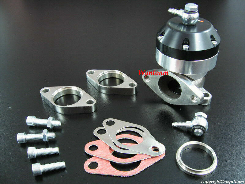 38mm Turbo External Wastegate Replaces Tial Exhaust Valve Dump Flange Kit Gold E - Foto 4