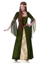 Women Renaissance Lady Green Small Costume Culture Franco Medieval Elf Fantasy
