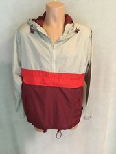 Lightweight Pullover Jacket Half-Zip Packable “BEAUTIFUL GIANT” Mens Sz Large
