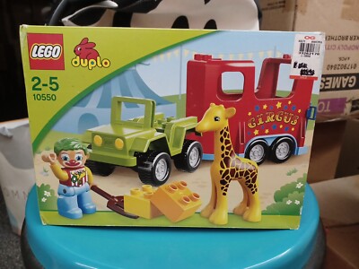New LEGO Duplo 10550 Circus Transport Baby Giraffe Jeep Truck