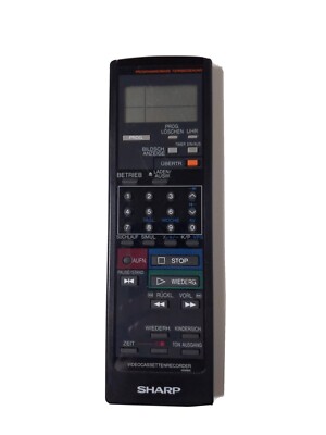 Original SHARP G0319GE Video Recorder Fernbedienung  g0319 ge Remote Control 