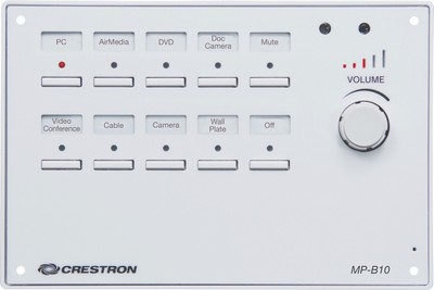 CRESTRON WEISSE MEDIENPRÄSENTATIONSTASTE MP-B10