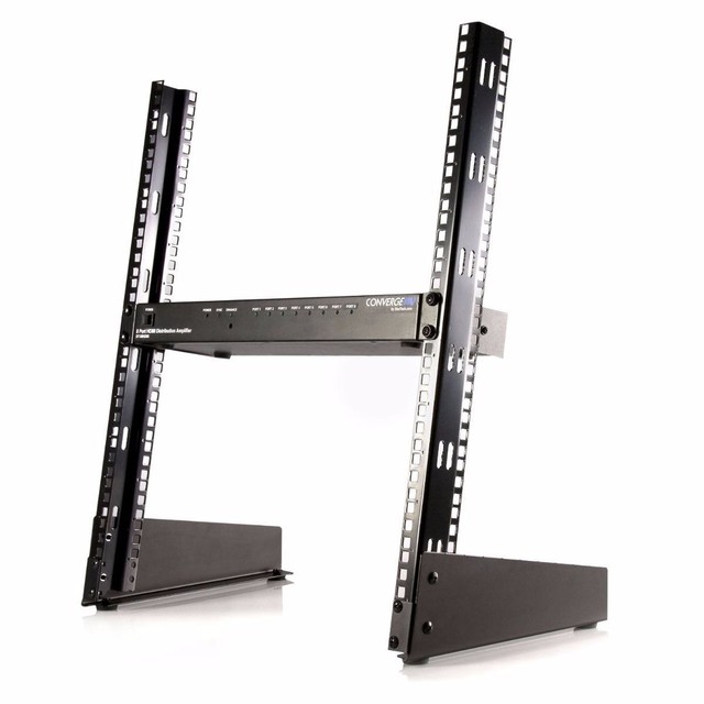 Desktop Rack Mount 12U Network Audio Components Stand Lab Studio Equipment Frame