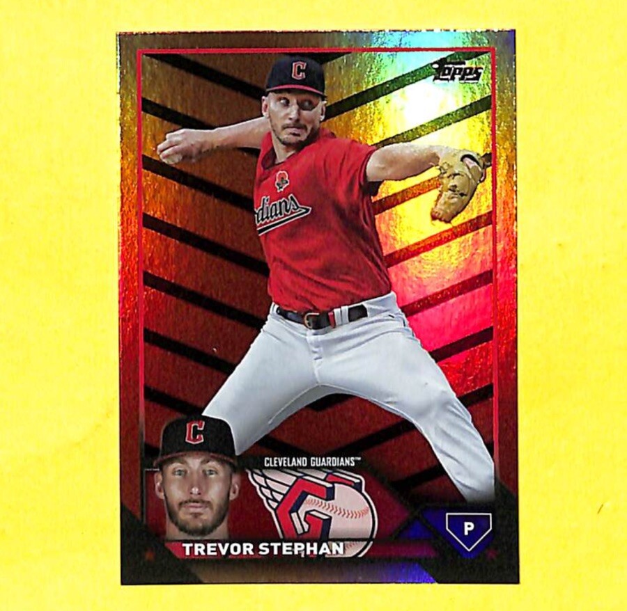 2023 Topps Update US272 Trevor Stephan Orange Black Parallel