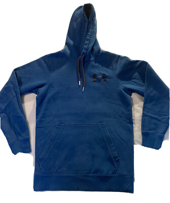 Under Armour UA Storm Fleece Hoodie Men’s Medium Blue/Purple Pullover  Heatgear