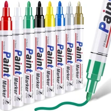 Fabric Markers Permanent Pens Paint Clothing Textile Dye T-Shirt Shoes DIY Set
