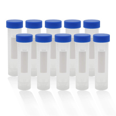 50Ml Polypropylene Screw Top Self Standing Base Centrifuge Tube with Graduated M