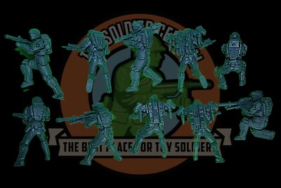 Halo Toy Soldiers - ODST 54mm (1:32 Scale) - 10 Man Squad
