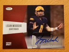 2018 SAGE HIT Auto Red SP #A23 Logan Woodside Toledo Begals Rookie QB