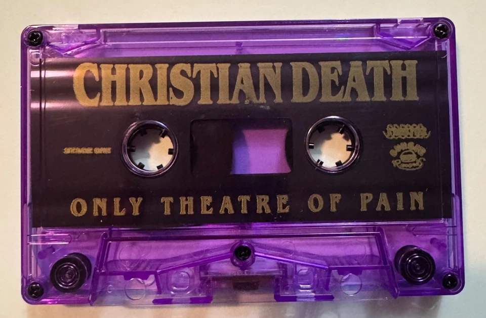 Christian Death Only Theatre Of Pain Goth Cassette Tape 2013 Burger Records Foto 3 de 4