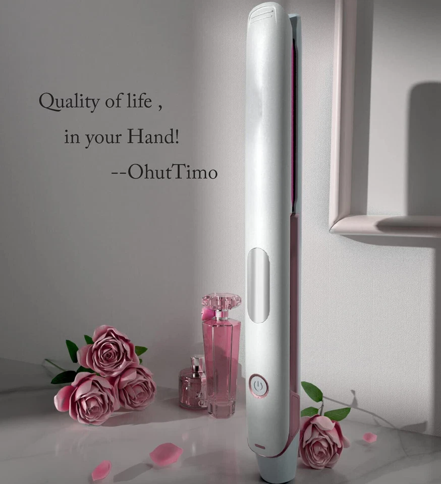 Professional Smart Tourmaline Ceramic Flat Iron Hair Straightener Curler Ionic - Image 4 of 4