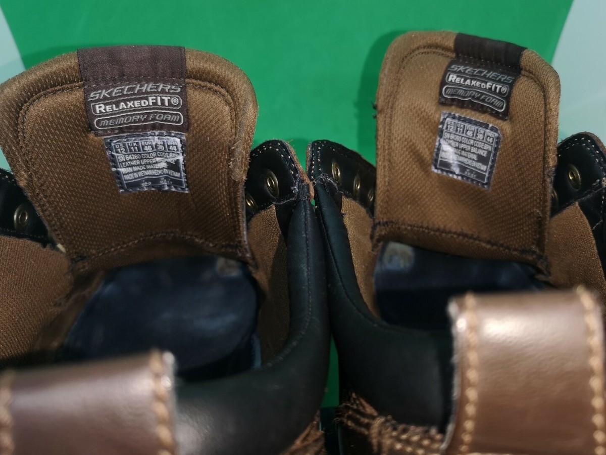 Skechers Relaxed Fit Gel_Infused Memory Foam 64260 Men's Brown