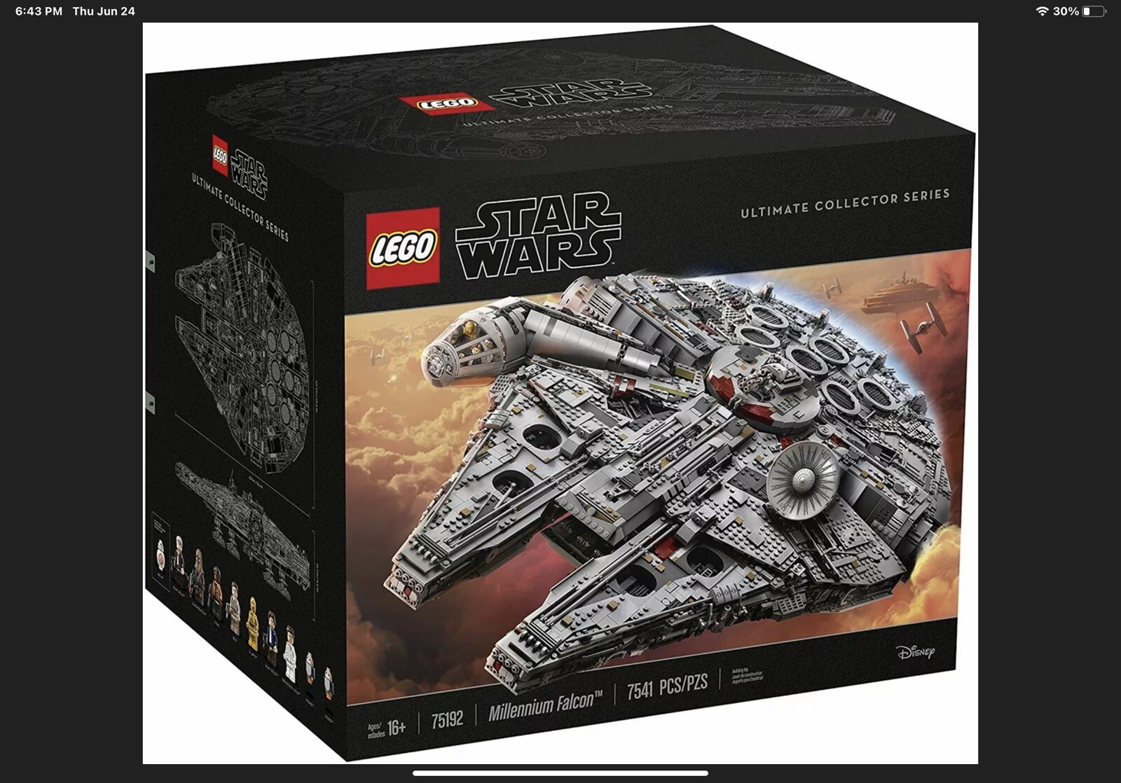 Lego Star Wars Millennium Falcon 7541 Pieces For Sale Online Ebay