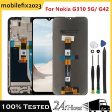 For Nokia G310 5G TA-1573 LCD Display Touch Screen Assembly Frame G42 TA-1581