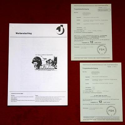 Werberatschlag OKINAWA Richard Widmark WA1978 Karl Malden Halls Of Montezuma FSK
