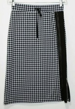 DKNY Womens Skirt Houndstooth Stretch Size 8