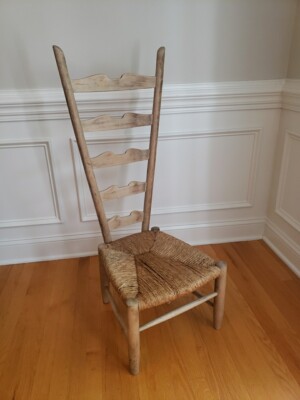 Gio Ponti Ladder Back Chair Mid Century Italian Ladder Back Chair