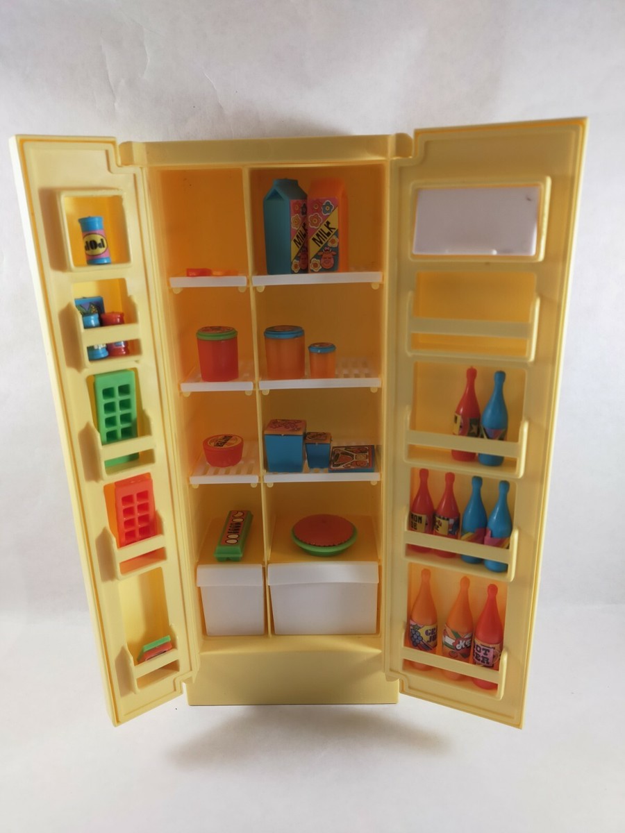 Frigo américain Barbie vintage : Achat occasion | Poupées Mattel Très bon état