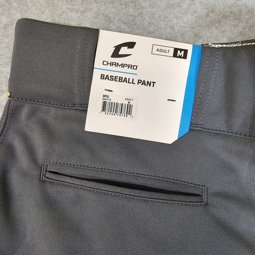 Champro BP9U Open Bottom Baseball Pant Graphite Adult Medium - Picture 4 of 4