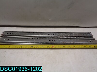 QTY=1 SET OF 2: Full Extension Drawer Slides 20'' X 1-3/4'' X 1/2''