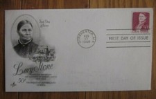 LUCY STONE WOMEN'S RIGHTS ACTIVIST REFORMER  1968  ARTCRAFT  CACHET FDC VF 