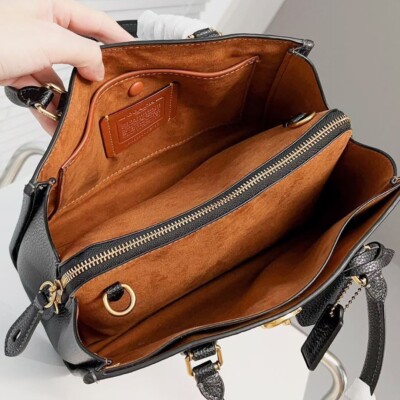 COACH Brooke Carryall 28 CE732 Black Outlet New Tote Bag | eBay