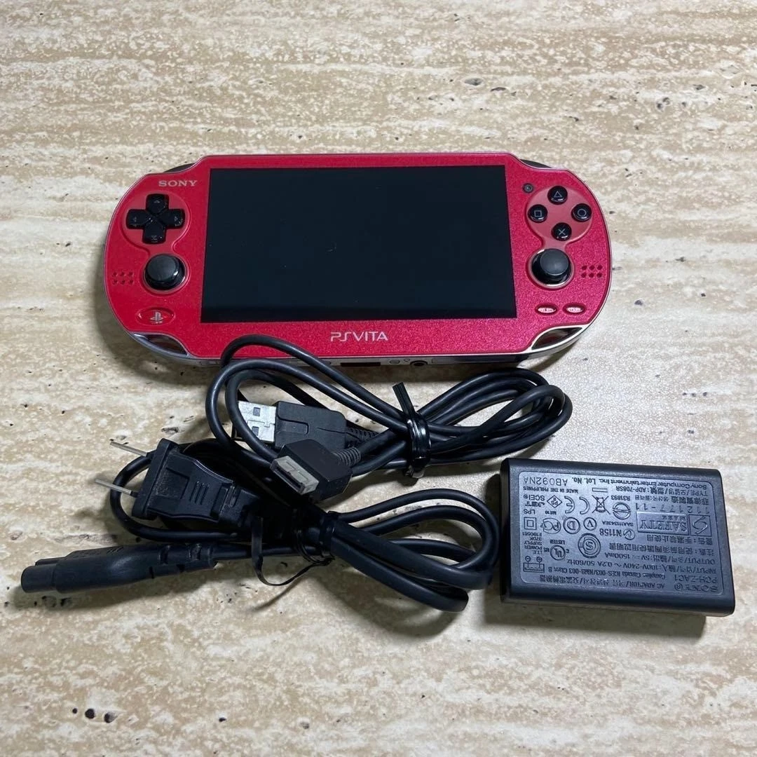 Preços baixos em PS Vita-PCH-1000 NTSC-J Vermelho Consoles de