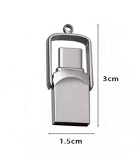 Bliksem 2 in 1 USB Flash Drive 128GB for TYPE-C PC High Speed USB Flash