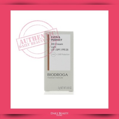 Biodroga Even & Perfect DD Cream Light SPF25 3g 0.1oz NEW FAST SHIP