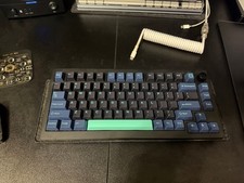 Custom Keychron V1 Carbon Black Wired Mechanical Keyboard