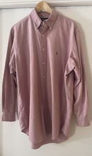Men  s 16-33 Ralph Lauren Yarmouth Dress Shirt Long Sleeve Collared Button Down