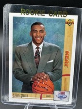 Steve Smith 1991-92 Upper Deck Rookie Card #4 Miami Heat NBA RC. rookie card picture