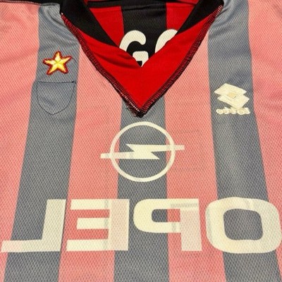 MINT Player Baggio 18 XL AC Milan 1996 97 Football Shirt Maglia