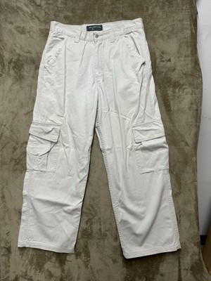 Vintage Levi s Silver Tab Khakis Men 32x28 Baggy Wide Leg Cargo Skater Pants Y2K