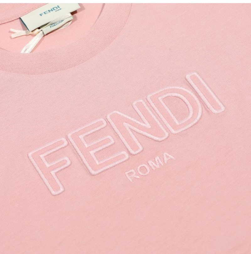 T shirt manica corta bambino Fendi 139685756