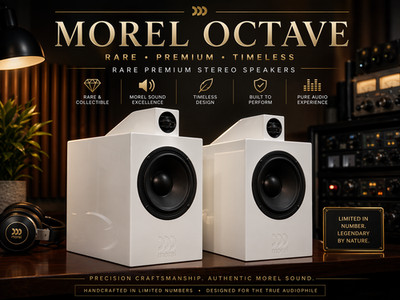 MOREL OCTAVE  RaRe  Original Box Stereo Speakers