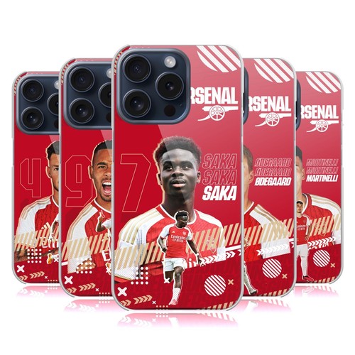 OFFICIAL ARSENAL FC 2023/24 FIRST TEAM HARD BACK CASE FOR APPLE iPHONE PHONES - 第 1/14 張圖片