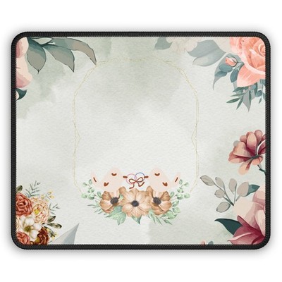 Floral Gaming Mouse Pad, Gamer Gift, Computer Desk Decor, Unique Mouse [...]