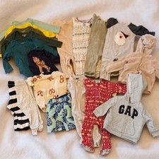 Baby Clothing Lot Bundle 6-9M 6-12M Gap Old Navy Mud Pie H M Carters 18pc