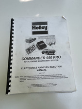 Holley Commander 950 Pro Electronics Fuel Injection Manual