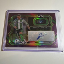 2025-26 PANINI SELECT LA LIGA GIOVANI LO CELSO AUTO /49 Purple PRIZM