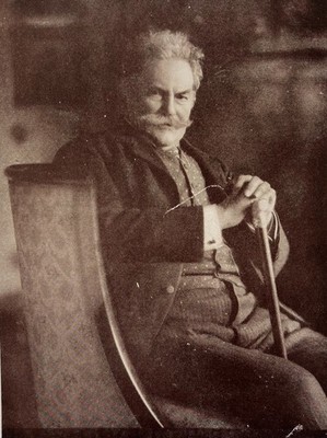 Portrait Journalist Dr. George Hirth 1910 von E O Hoppe 1878-1972