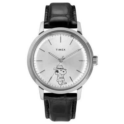 Timex X Peanuts Secret Agent Marlin Automatic 40mm Watch TW2U99500