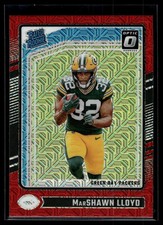 MarShawn Lloyd 2024 Donruss Optic Red Mojo Prizm Card #275