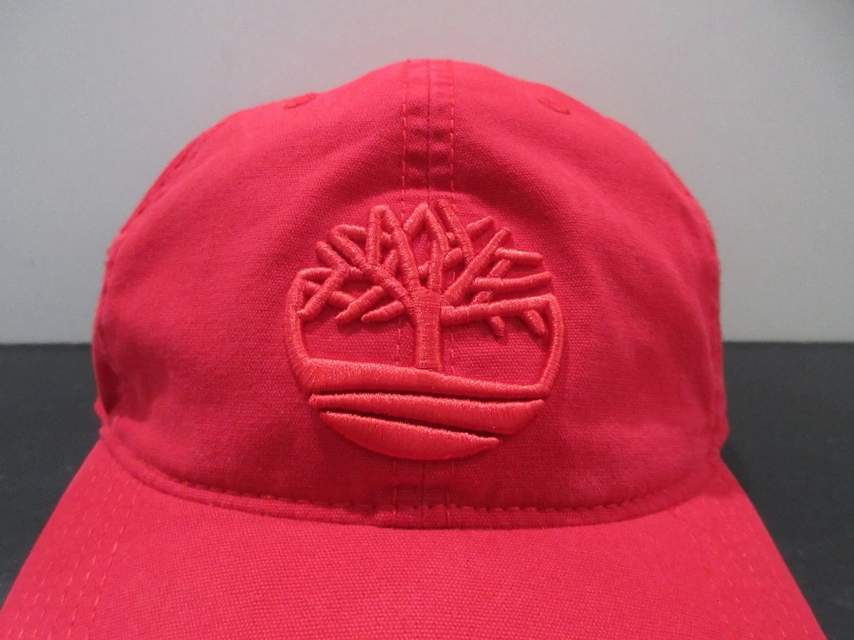 Timberland Sombrero Gorra Correa Trasera Rojo Senderismo Ligero Exterior Ajustable Para Hombres Foto 2 de 4