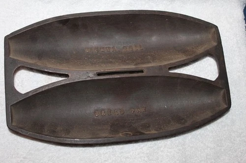 griswold cast iron vienna roll bread pan