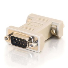C2G 08075 DB9 M/F Serial RS232 Null Modem Adapter- NEW