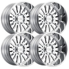 Set-4 Cali Off-road Summit 24x14 6x139.7 -76mm Polished Wheels Rims 24 Inch