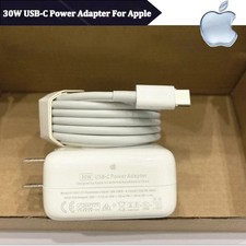Genuin 30W USB-C TypeC Power Adapter Charger for MacBook Air iPhone 11 12 Pro US