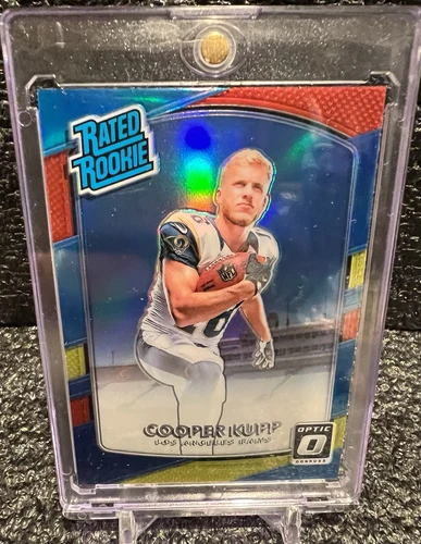 2017 Donruss Optic - Rated Rookie Cooper Kupp #179 Red and Yellow Prizm (RC)